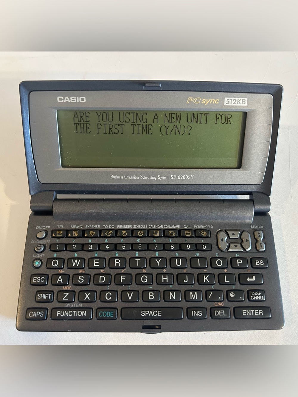 Casio SF-6700SY BOSS Business Organizer Scheduling System PC Sync Vintage